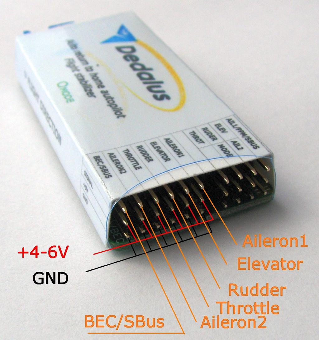 decoder. In this case it may be necessary to build suitable cable with +5V power for powering the devices on these extra channels.