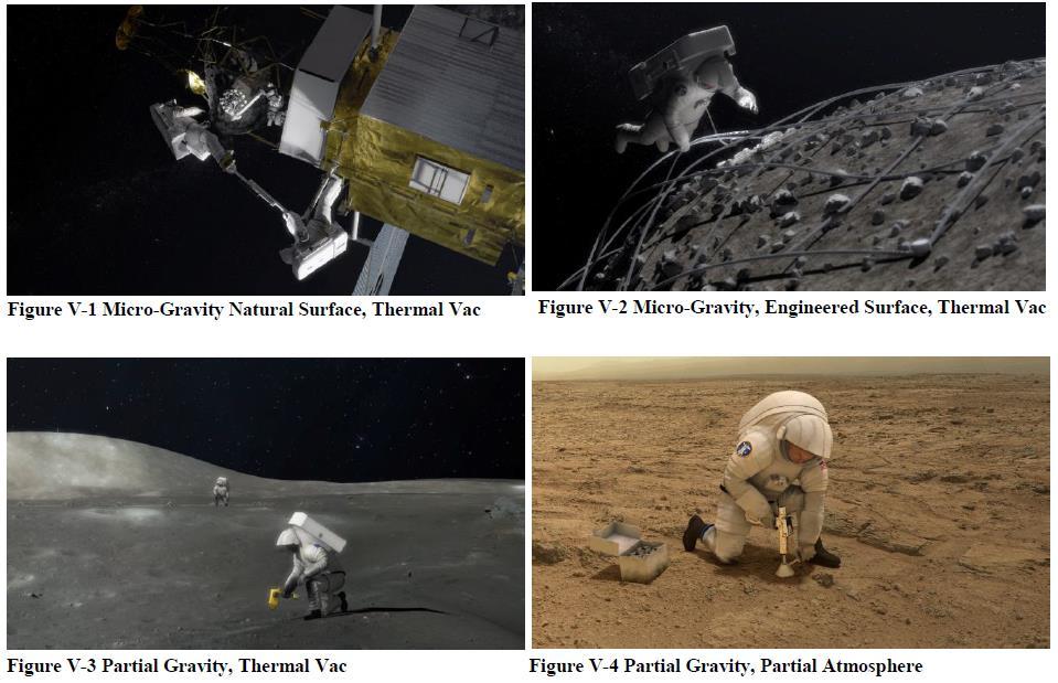 Micro-Gravity Engineered Surface, Thermal Vacuum Gemini, Apollo deep-space, Skylab, Mir, Shuttle, ISS 2.
