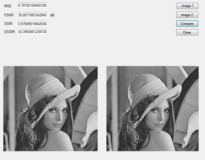 5 Image Comparator Program that will be used for image evaluation is Image Comparator.