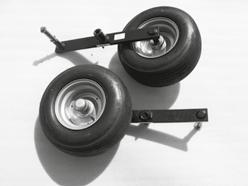 Rakes RK Accessories 1 Set of tandem axle with wheel (16/6.