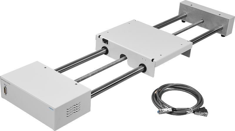 Model 5209-1 is designed to provide 1145 mm (45 in) of linear travel to the Servo Robot, while Model 5209-A provides 645 mm (25 in) of linear travel.