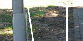 The string line should be set to follow the roadside edge of the posts (Figure 30).