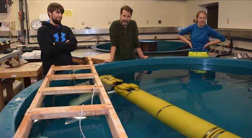 Icefin Stats 3 meters long Weighs ~230 pounds Can travel 2+ meters per second 6 modules Foam outer casing helps buoyancy Icefin takes a test swim in a pool!