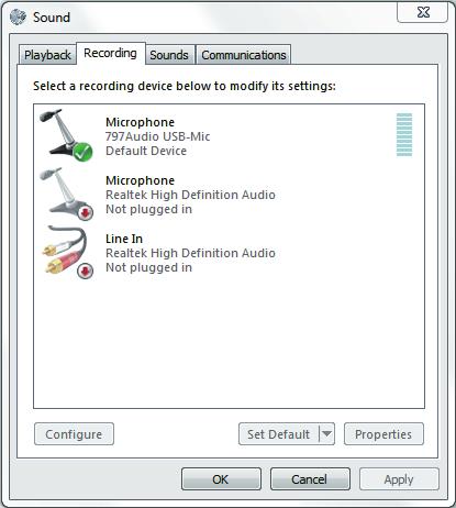If not, repeat the steps again 8) Select the Configure box 9) Select Set up Microphone and follow the steps 10)