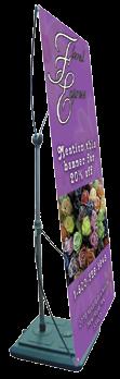 Wind Banner Displays TEAR DROP FEATHER BLADE Indoor Base Seasonal Attention Grabbers! Banners include our standard base option. For other base options, call us at 651-768-3330.