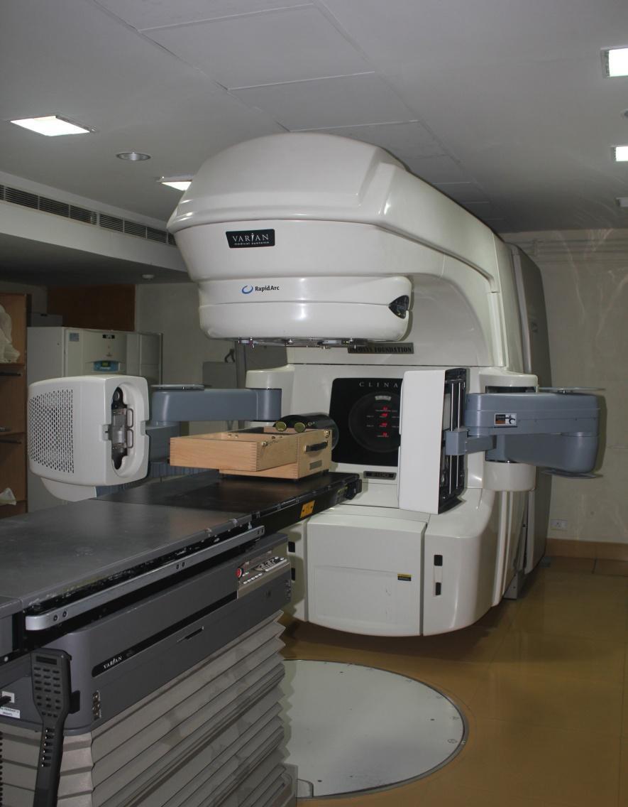 15 electronic portal imaging device (asi1000, PortalVision ). OBI system provides has capability of two-dimensional (2D) radiographic acquisition, fluoroscopic image acquisition, and CBCT acquisition.