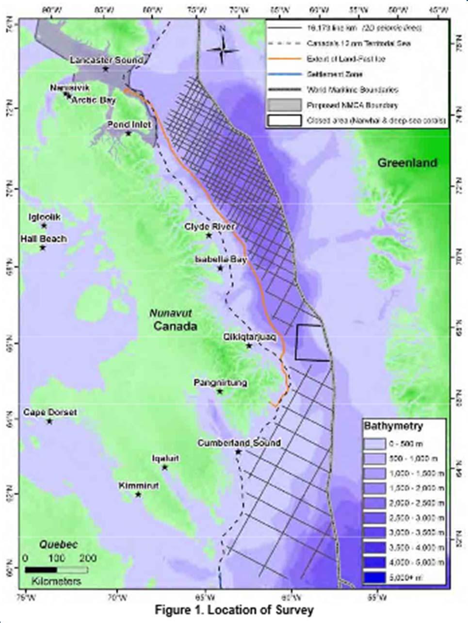 SEA in Baffin Bay and Davis Strait Concerns raised by Nunavut communities regarding seismic surveys in Baffin Bay Transboundary effects