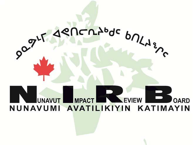 Thank you! Nunavut Impact Review Board (NIRB) P.O.