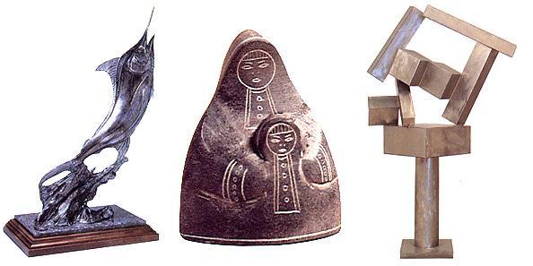 Examples of form Open form sculptures and pottery have negative space openings through the piece.
