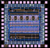 Optoelectric-VLSI Smart Pixel Array Hybrid CMOS/GaAs from Lucent foundry 200 Optical I/O s High-speed modulator array functionality for ultrafast optical packet generation AND gate array