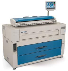 PRINT, COPY & SCAN SYSTEM FOLDING SYSTEM The KIP 5000 performs the full range of monochrome and color scanning applications, providing the capability to scan all types of documents for use at network