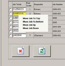 Create jobs with KIP PrintNET Remote System Administration An E-mail notification system may be activated, which delivers print job receipts to users after each successful job transmission.