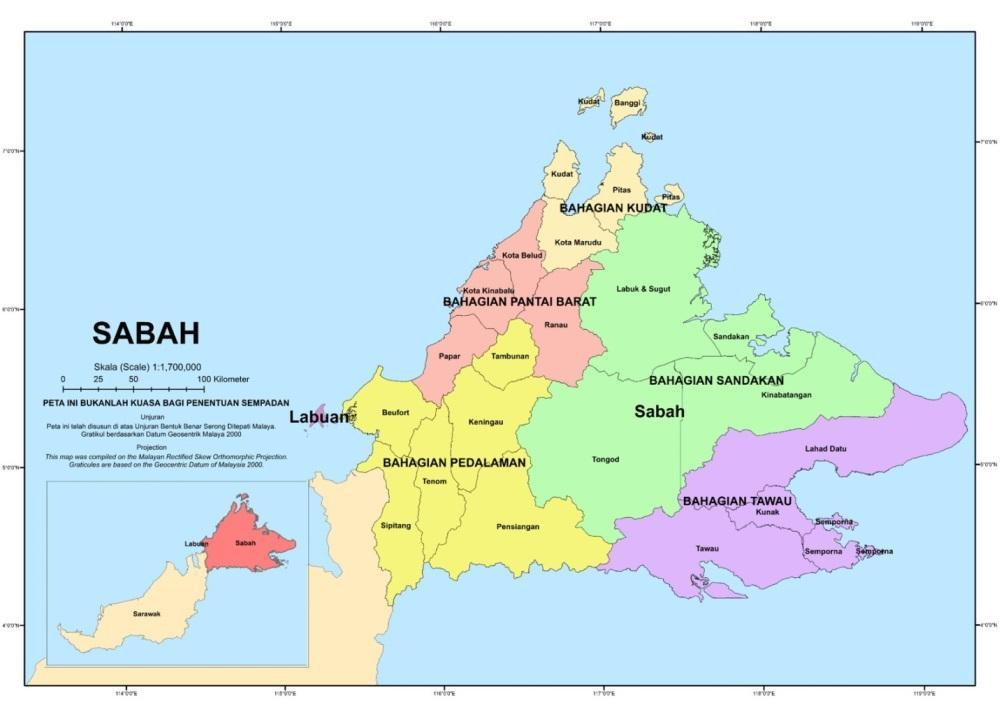 GEOGRAFIA Online TM Malaysian Journal of Society and Space 14 issue 3 (116-127) 122 Sumber: Jabatan Tanah dan Ukur Negeri Sabah, 2017. Rajah 1.