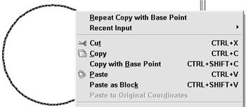 CAD When you use the straightforward copy-and-paste procedure, you don't have much control over the assignment of your object in the second drawing.