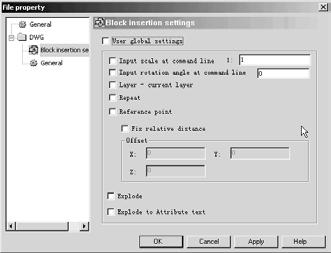 Drawing Insertion Input Scale at Command Line If you choose it, you need enter scale factor in AutoCAD when you would like to insert block into drawing records from AutoCAD.