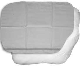 the curved shape of the back cushion