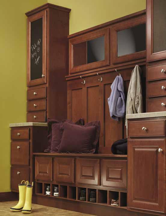 WINSTEAD WINSTEAD Maple White Paint GRAYSON Maple Rouge SMART STYLE Make the most of any space with storage that s both smart and stylish.