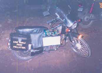 02 PART I : INNOVATIONS FROM WEST BENGAL Energy Saving Battery Driven Motorcycle Understanding the need to have battery powered vehicles to check the high pollution levels in cities, the innovator