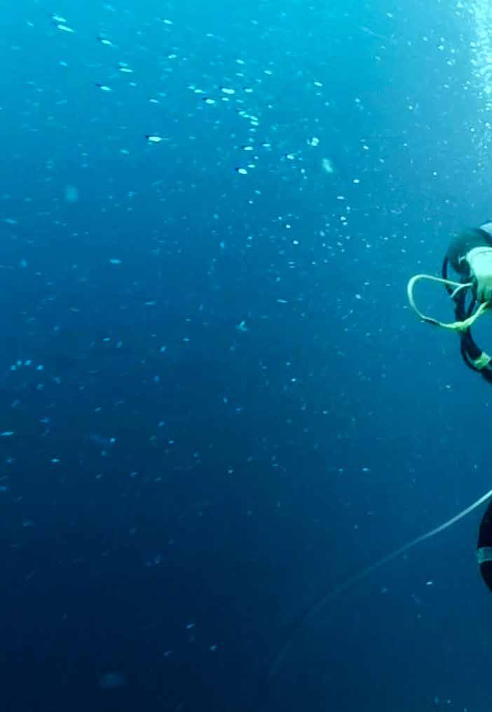 FOCUS Safety DEEP SAFETY Sending divers underwater to work on oil pipelines in the Gulf of Mexico is an inherently risky busness. U.S. commercial diving company Aqueos has racked up an impressive safety record by working to prevent accidents before they happen.