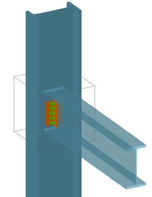 1. On the ribbon, click (Connection Vault). Home Extended Modeling (Connection Vault) Extended Modeling Joints (Connection Vault) 2. From the Platform Beams category, click 3.