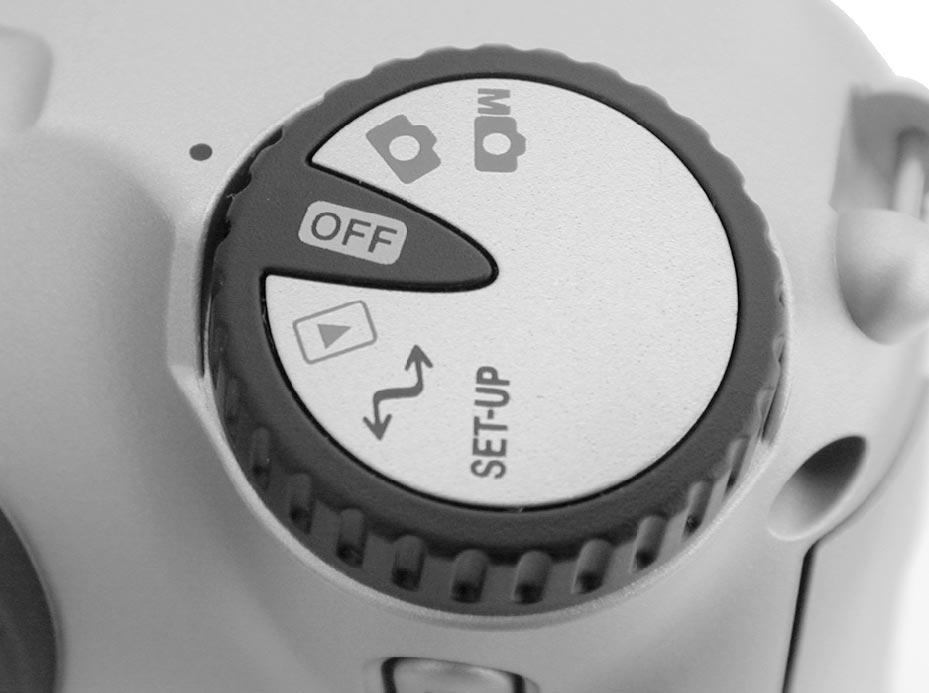 Turning the Power ON/OFF Turning the Power ON Make sure that the SmartMedia is correctly loaded. ( Page 29) Set the mode dial to the desired mode.