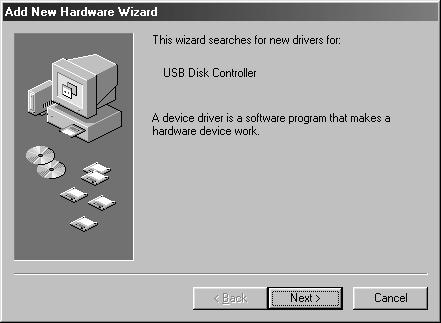 Insert the CD-ROM into the CD-ROM drive, check the CD-ROM drive check box, and click the Next button.