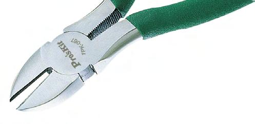 4-1/2 Diagonal Cutter Soft steel: 1 AWG Copper: 14 AWG 200-037 -1/2 Cable Cutter