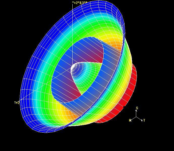 Figure 4 Smith chart of proposed antenna Figure 5 VSWR plot of proposed antenna Figure 6 3D Radiation pattern of proposed antenna Figure 7 3D view of proposed antenna 4.