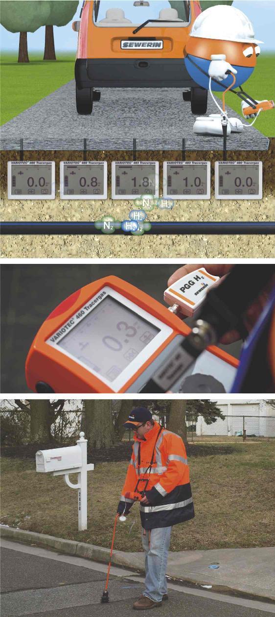 VARIOTEC 460 Tracergas The specialist for leak detection with tracer gas and hydrogen A tried and tested method Using tracer gas is a tried and tested method of pinpointing leaks.