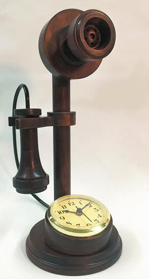 Aspire s two-rail sweep modeling features were used to create the segmented components and produce quite a reasonable simulation of an antique candlestick telephone!