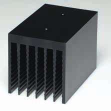 77 Solid State Relay 77 Accessories 077.25 Heat-sink, anodized aluminium, 2 K/W, 65 x 100 mm, for 77.25 only 077.