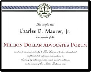 Industry Honors Charles D. Maurer, Jr. has a great reputation in the industry. He has been listed in the U.S.