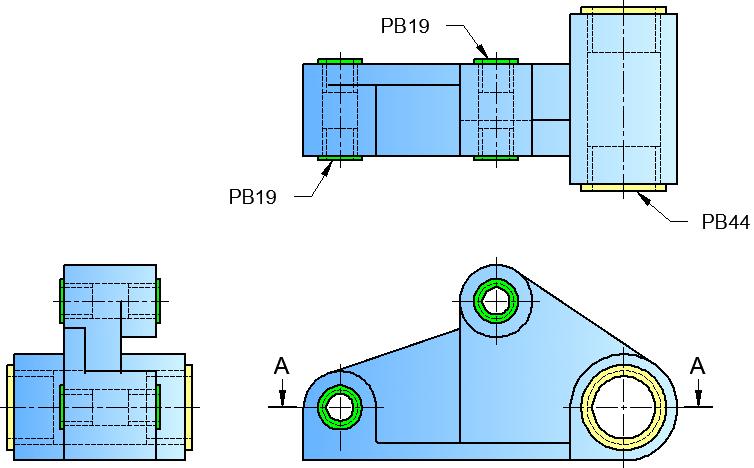 Skill Practice Exercises Topic 6 Plain Bearings Skill Practice Exercise: MEM09209-SP-0601 1. Create a new drawing using the template drawing called Compound Link. 2.