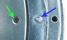 The Main Motor and/or the Bearing Plate can be damaged if the drum is not properly aligned! 38 The bearing plate is kept in alignment by two pins on the face of the machine.