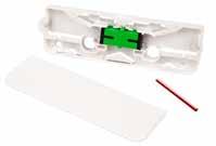 3M Clear Track 12-Fiber Micro-Module Spool 3M Clear Track Hallway Small Point of Entry Box with Command Adhesive Strips 3M Clear Track Hallway Fiber Access Tool Kit Ordering Information Product