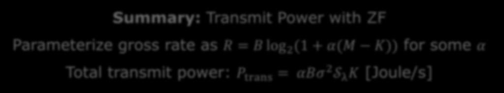 System Model: How Much Transmit Power?