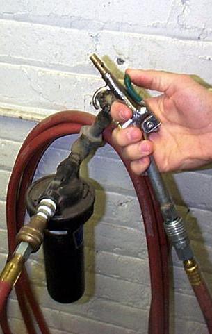 Compressed Air Cleaning Don t use compressed air for cleaning Exception -