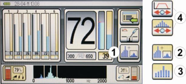 The measurement mode symbol on the display shows which mode has been set. To set a different measurement mode, press dial (3) Smart Mode Geo Mode PWG (see Section 9) 6.2.