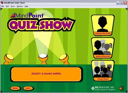 ! Macintosh: Navigate to the Applications folder and open the MindPoint folder. Open the Quiz Show subfolder and double-click the Quiz Show application icon. Instructor Utilities Startup!