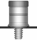 PM PF7M /PF7MF PTIV PNL SRWS Smallest footprint, spring-loaded panel fastener for limited access areas. M anti cross-thread technology. (See page 4 for more information).
