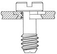 3 Flush Fasteners as retainers For applications where the screw head may project above the sheet surface, PS1 screws may