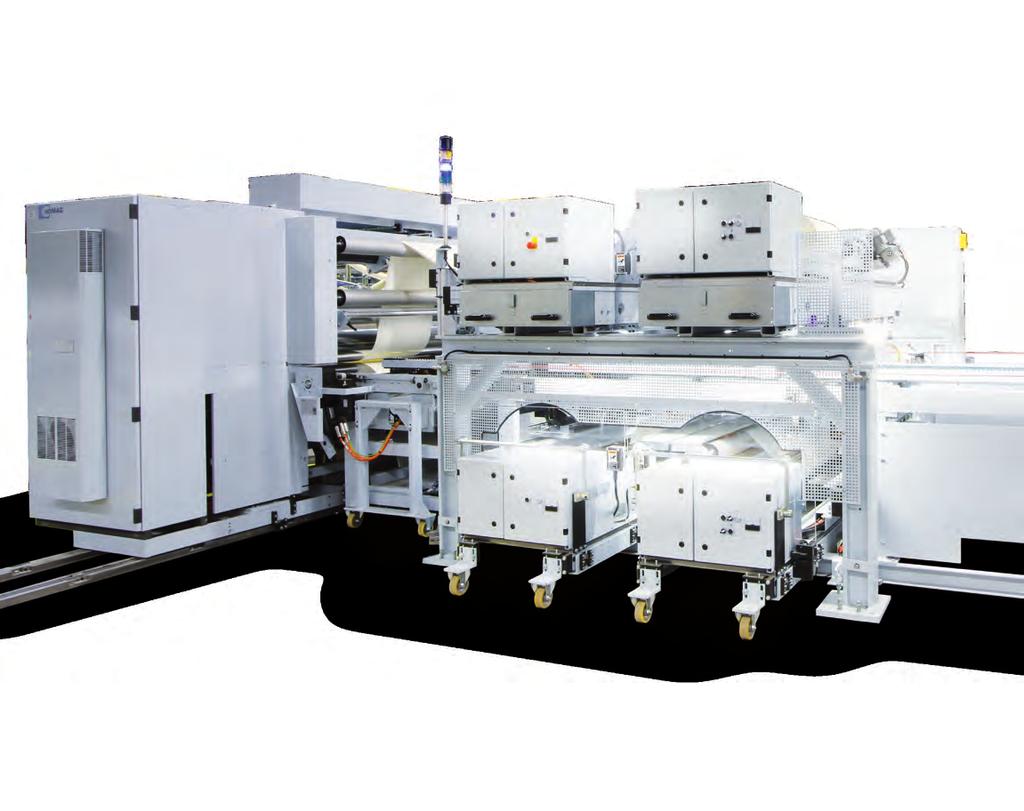 28 HOMAG LAMTEQ LAMTEQ F-300 concept The concept of the LAMTEQ F-300 The LAMTEQ F-300 is the answer to all requirements of industrial manufacturers for a high-performance laminating system.