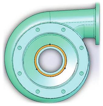 Rings: S FIT into the Pump Casing: Make sure the SIMSITE Casing Ring inside Diameter is Not Pinched after installation
