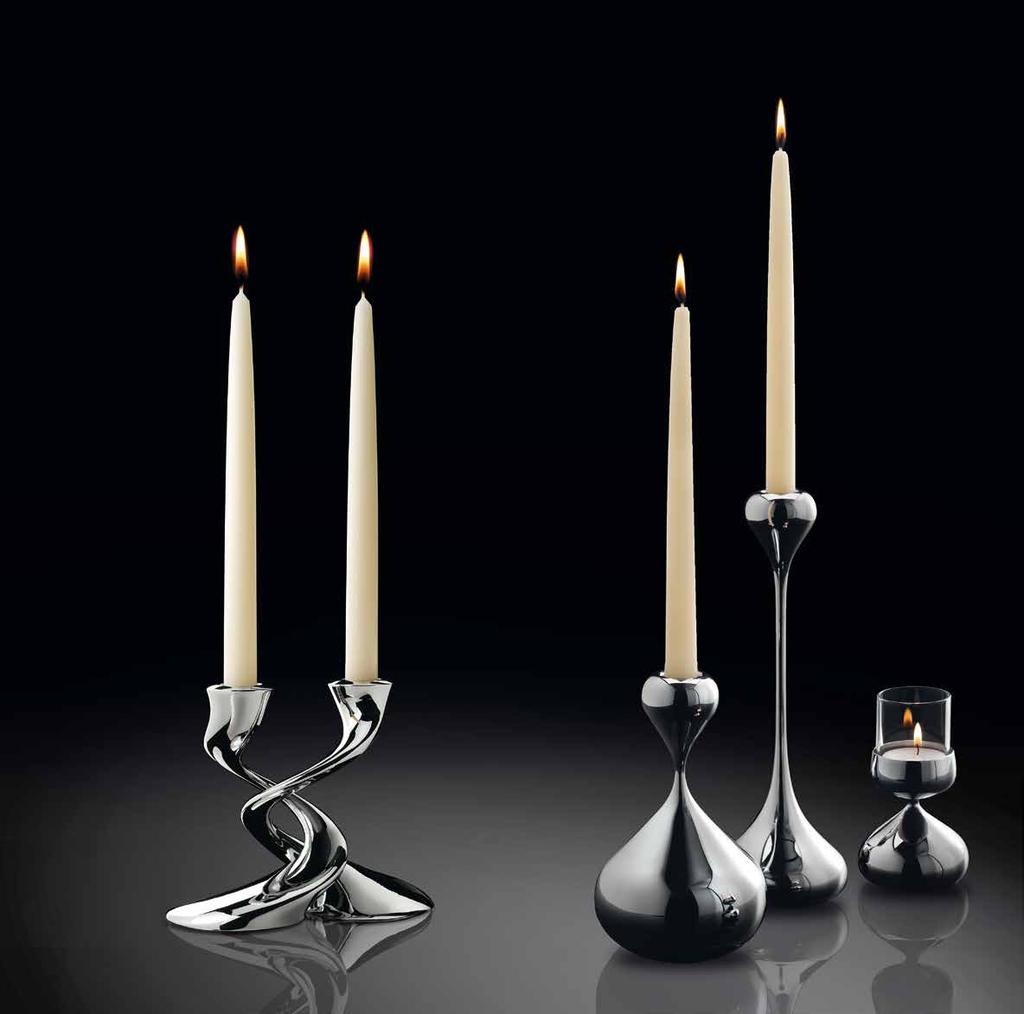 Robert Welch Living Telephone +44 (0)86 840880 Windrush Candlestick WINBR00V Each candlestick is cast from 8/0 stainless steel and hand finished.