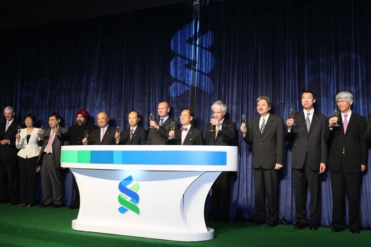 Photo Captions Mr John Peace, Acting Chairman; Mr Peter Sands, Group Chief Executive, Mr Jaspal Bindra, Asia CEO of Standard Chartered and Mr Ben Hung, Executive Director and CEO of Standard