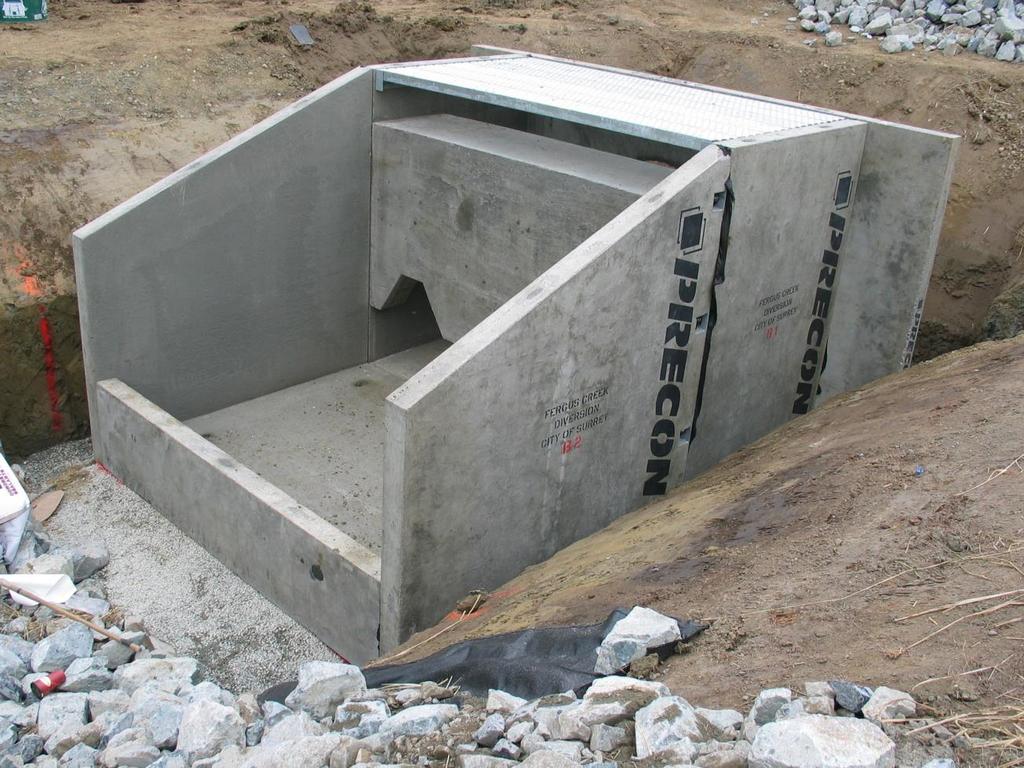 Comparison of Typical Costs Impact Baffle Outlet Concrete Volume - 4.7 m 3 Supply Cost: $27,000.00 Cost Per m 3 - $ 5,744.