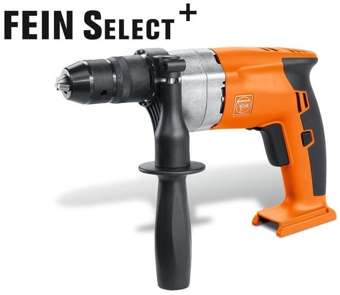 Fein Cordless rotary drills Number Type Voltage 54F71050162000 ABOP 6 SELECT 18V Fast running single-speed (battery-powered) up to 6mm in steel for metal construction. Fein SoftGrip handle.