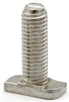 Mounting accessories Hammer head screw Material: A2-70, General building approval Z-14.