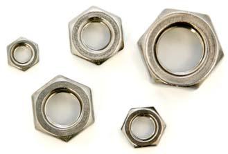 30 Size 46230208000 M8 46230210000 M10 46230212000 M12 Hexagon nut DIN 34 (EN ISO 4032) Material: A2-70 Threaded plate