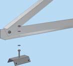 Hanger bolts, trapezoidal shoes or roof-hooks can all be